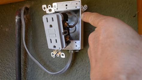 how to open electrical box outside|replace outdoor receptacle.